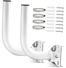 2 Pack Universal Wireless Bridge Bracket Mount, J Pole and Wall-Mounted