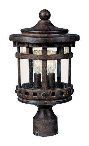 Maxim Lighting 3137CDSE Santa Barbara DC 3-Light 18.5" Outdoor PostMount in - Picture 2 of 2