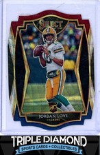 2020 Panini Select Jordan Love Premier Level Rookie RC Tri Color Prizm M16