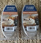 New Two Packs Yankee Candle Pumpkin Cinnamon Swirl Wax Melts