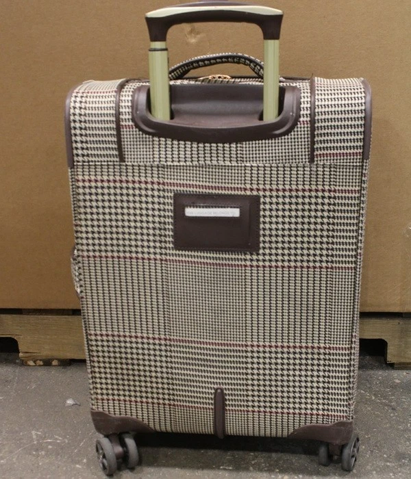 London Fog Brentwood  20" Expandable Spinner Carry On Cream - Image 2 of 3