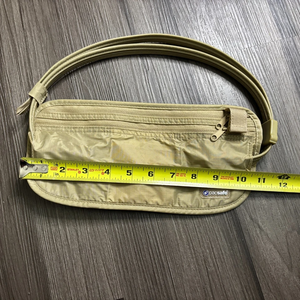 PacSafe PE100 皮带袋旅行腰钱包袋保姆包棕褐色 — 第 4/4 张图片