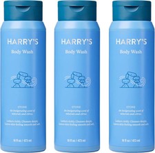 Men'S Body Wash Shower Gel, Stone, 473Ml, Pack of 3 - Shower Gel for Men