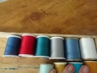 Lot 25 spools Coats&Clarks Dual Duty Thread-nice little coll-large&small spools — photo 2