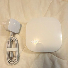 eero Pro Wireless Access Point White Wired Ethernet RJ-45 B010001 w/ Adapter
