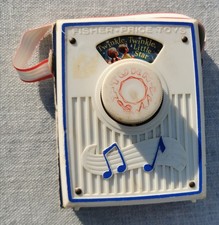 Vintage 1966 Fisher-Price Pocket Radio Music Box...Works