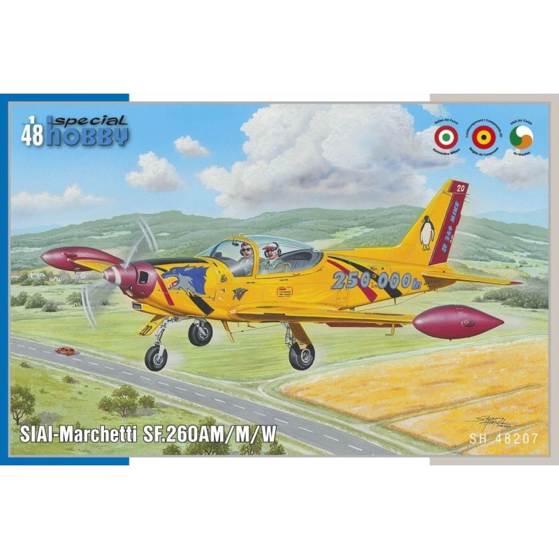 SPECIAL HOBBY 48207 SIAI-MARCHETTI SF.260AM/M/W 1/48 maquette d'avion militaire