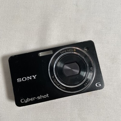 Sony Cyber-Shot DSC-WX1 - 10.2 MP- Schwarz Digitalkamera - Teilweise defekt