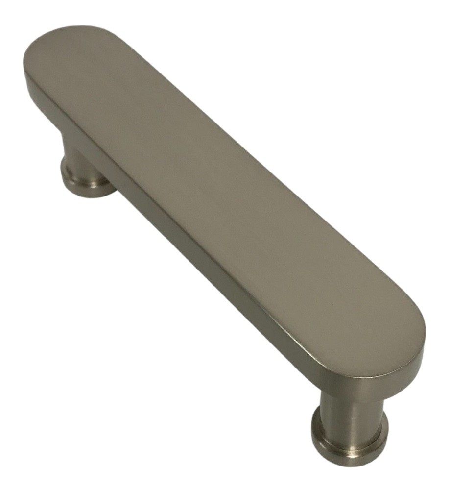 Alno A717-3-SN Moderne Brass Cabinet Pull - Satin Nickel
