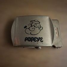 Popeye Belt Buckle King Features Syndicate Vintage Good condition FS From JAPAN