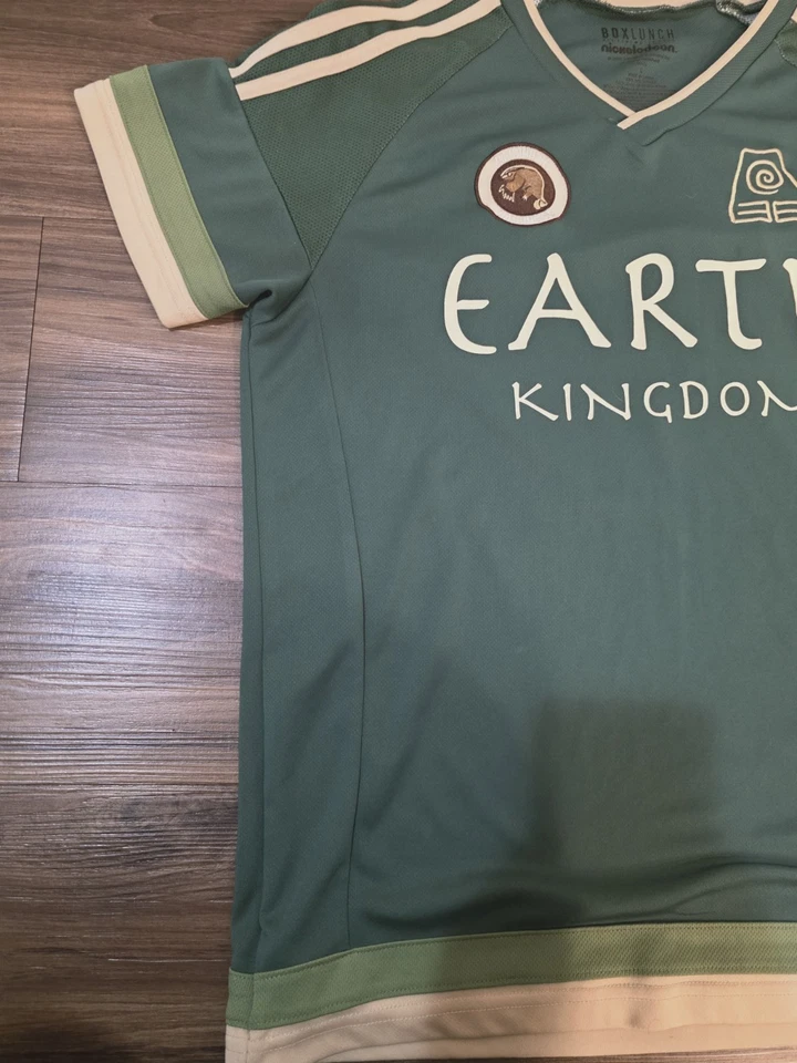 Avatar The Last Airbender Toph BoxLunch Nicklodeon Earth Kingdom Jersey Shirt L - Image 3 of 4