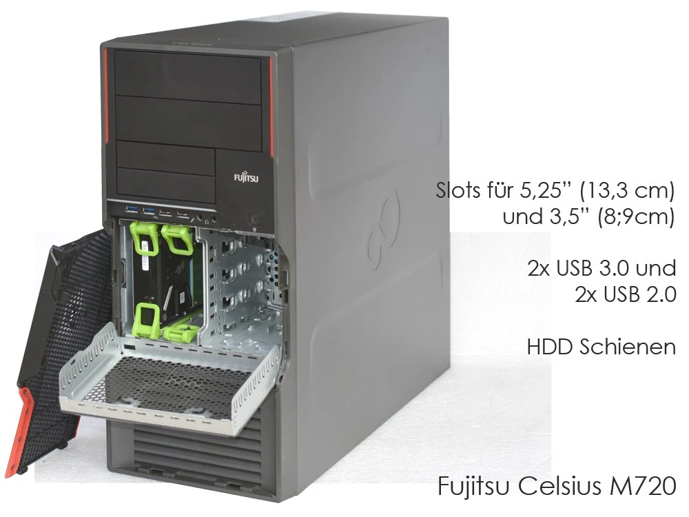 Fujitsu Windows 10 HDD (Hard Disk Drive) PC Desktops & All-In-One