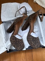 Kurt Geiger Shoreditch Platform Heel Leopard Print