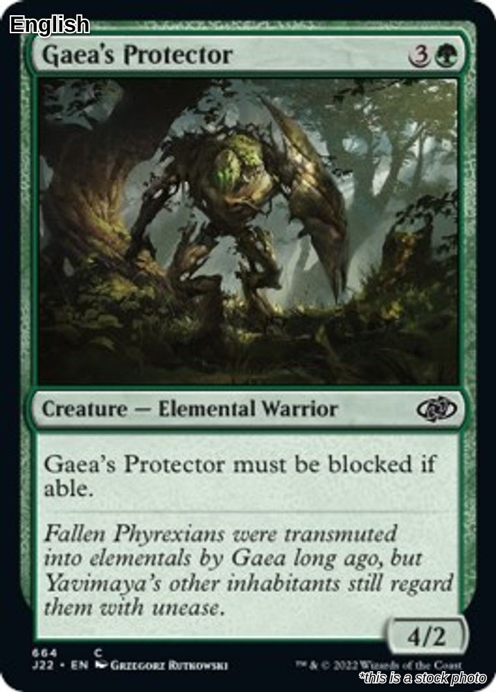 Gaea's Protector Jumpstart 2022 664 Near Mint