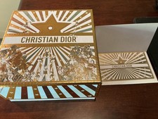 Dior Holiday empty box 9" x 9" tissue and card dior shipping box 2025