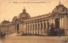 C302 France Paris Le Petit Palais des Champs Elysees 1915  vintage postcard