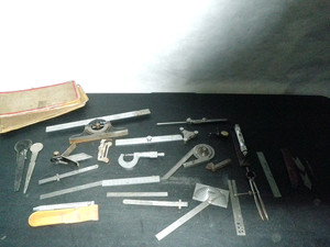 VINTAGE Starrett Machinist LEVEL PRECISION Tool Divider Gauge DIAL CALIPER METER