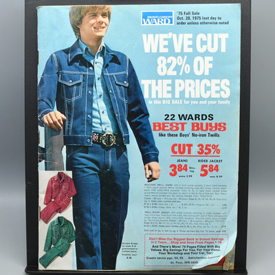 Montgomery Ward Sale Catalog Fall 1975 Fashion Furniture Home Goods Electronics