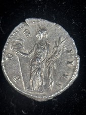 Roman Empire Antoninus Pius AR Silver Denarius AD 148-149 Felicitas RIC 178
