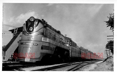 26A510 ZURN RP 1945 CMStP&P MILWAUKEE RAILROAD HIAWATHA LOCOMOTIVE MEDARY JCT WI