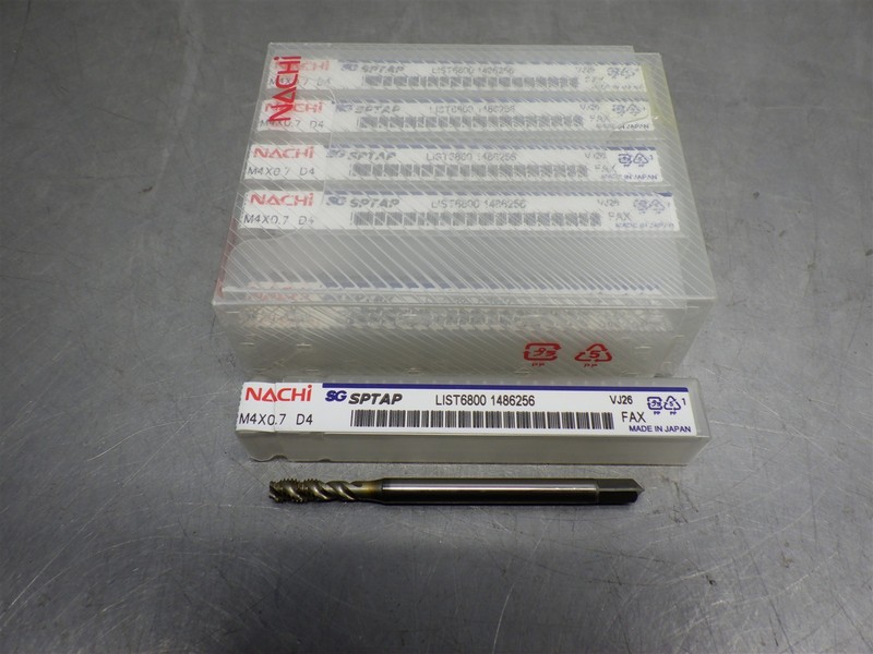 10 NEW! Nachi HSS M4x0.7 D4 Spiral 3FL Taps L6800