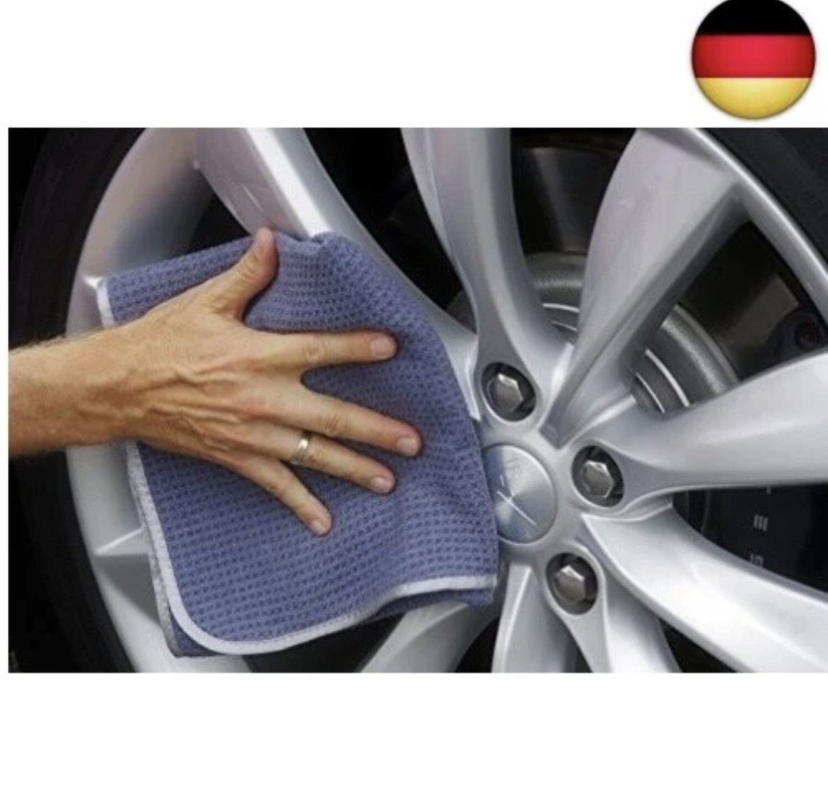 2x Cloth Microfibre Towel Car Drying Premium Detailing Valeting Professional NEW image 7