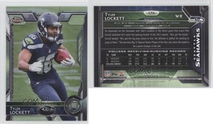 2015 Topps Chrome Rookies Tyler Lockett (Ball in Left Arm) #178 Rookie RC