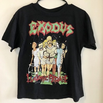 Vintage Exodus Lunatic Parade Ablum Cotton T-shirt S to 5XL NZL979