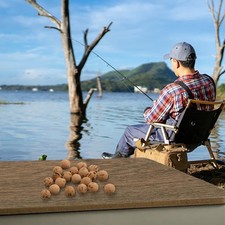 Multi Use 20pcs Carp Fishing Boilies Bait Cork Balls Popups for Hair Rigs