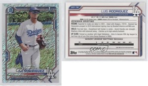 2021 Bowman Chrome Prospects Shimmer Refractor Luis Rodriguez #BCP-196