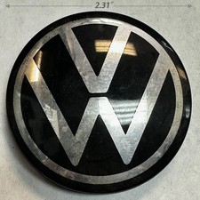 For Volkswagen Atlas Cross Sport Oem Center Cap 2024 Black 5h0-601-171 2.31 In