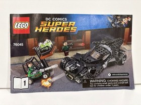 LEGO DC Comics Super Heroes: Kryptonite Interception (76045) - COMPLETE w/Manual