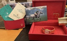 Rolex Pearlmaster Lady, 29, Vollgold mit Orig-Papiere & Box, Diamantzifferblatt