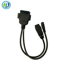 2Pin Male&DC Female Diagnostic Adapter    Connector OBDII for Citreon PSA