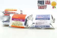  Unused Minox Film FUJI FILM 400 8x11 COLOR Film x3 and B W Film x2 From JAPAN