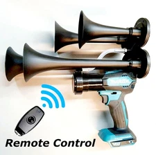 Makita Train Horn with Remote 18V Quad Impact Drill Sports Boat Air Compressor
