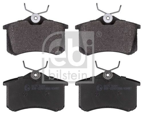 Febi Bilstein 16488 Bremsbelagsatz, Scheibenbremse 87 Mm 52,9 Mm 16,8 Mm-image