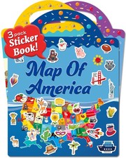 Benresive Reusable Sticker Book for Toddlers, Stickers Kids, Multicolored