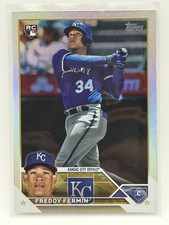 2023 Topps Update Series - Freddy Fermin #US114 Rainbow Foil (RC)