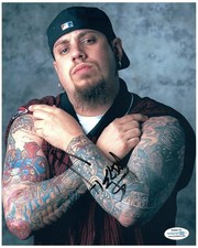 KORN Fieldy Signed Autographed 8x10 Photo Bassist ACOA