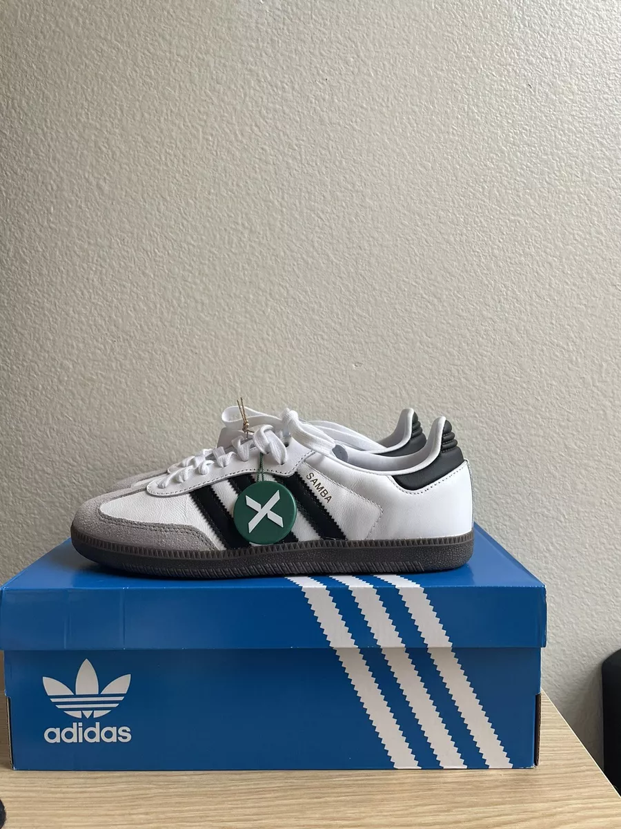 adidas Samba OG Cloud White / Core Black / Clear Granite, US Men's Size 7