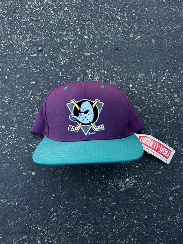 Vintage Anaheim Mighty Ducks American Needle Snapback Hat ANNCO - 第 1/12 張圖片