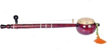 Indian Musical Handmade Instruments Wooden Playing Iktara (Tumbi)