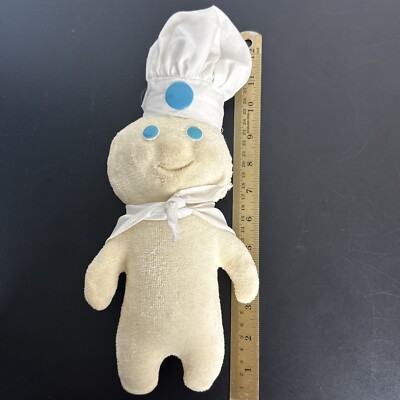 レア Pillsbury Doughboy ぬいぐるみ15→12 Vintage Pillsbury Dough Boy Plush Terry Cloth 12 Inches 1972