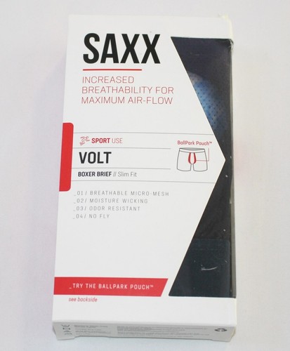 (2) New SAXX Slim Fit VOLT Boxer Brief Sz 2XL XXL Performance Sport Galaxy Oasis - Picture 15 of 15