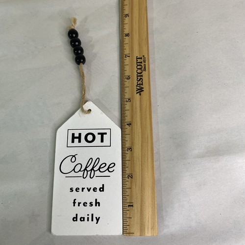 Lotto 3 Mini Insegne da Appendere in Legno Caffè Caldo Cacao Caldo Ispirazione Raccolta - Foto 14 di 20