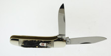 Robert Klaas Kissing Crane 1359 2 Blade Folding Knife Stag Handle 3 3/8"