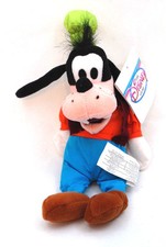 Disney Store Goofy Green Hat Orange Shirt Vest NWT Mini Bean Bag Plush 10" Toy