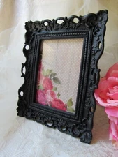 5x7 Ornate Frame,Matte Black,Baroque,Rococo,Goth,Farmhouse,Boho,Victorian,Glam