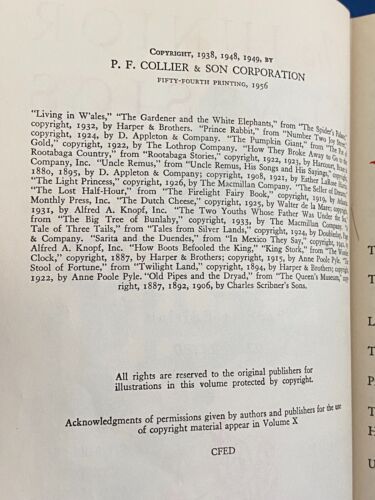 The New Junior Classics in 10 Volumes Volume 2-10 1956 P.F. Collier & Son - Picture 14 of 20